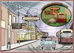 Danforth and Coxwell with insert