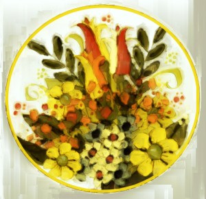 flower circle_Painting